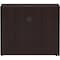 Lorell Return Shell, Rectangular, 35"x24"x29-1/2", Espresso LLR18263 - alternate 4